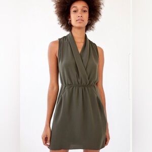 Wilfred Sabine Dress - Olive Green (Size S)